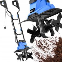 MOCNA GLEBOGRYZARKA ELEKTRYCZNA DO GLEBY KULTYWATOR DO RYCIA ZIEMI NOŻE XL