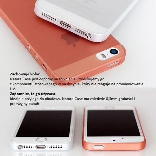 3MK Etui NC iPhone 7 Plus biały white, Natural Case na Arena.pl