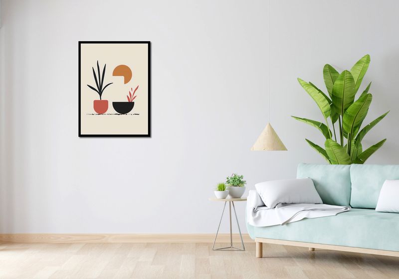 Plakat 60x80cm Domowy Ogród zdjęcie 4