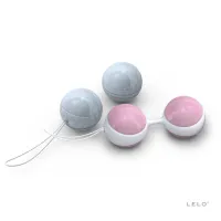 lelo luna beads mini system do ćwiczeń mięśni kegla 2x28g 2x37g