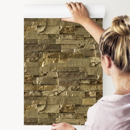 Tapeta Kamień Cegła - Efekt 3D na Arena.pl