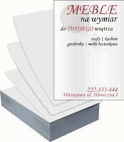 Ulotki A4 reklamowe firmowe 5000szt projekt w cenie MEBLE NA WYMIAR