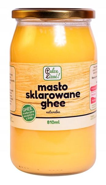 Masło klarowane ghee 810ml - Palce Lizać zdjęcie 1