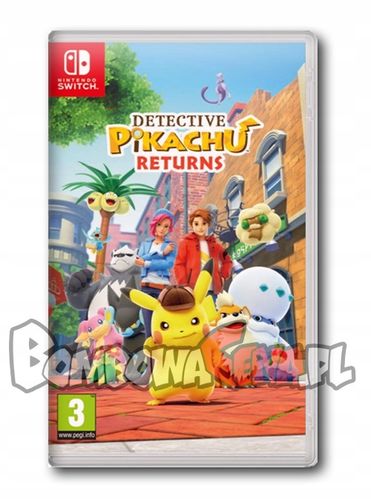 Gra Nintendo Switch Detective Pikachu Returns na Arena.pl