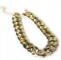 Obroża dla psa Łańcuch ZŁOTY Pozłacany rozmiar S