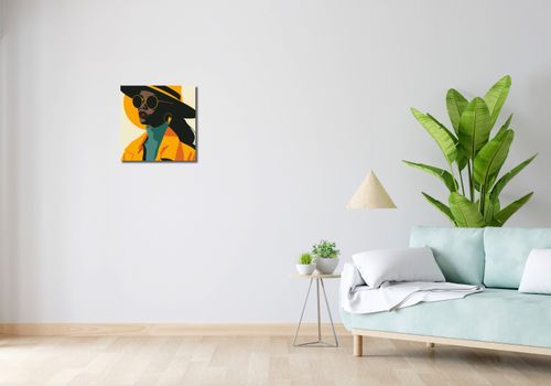 Obraz 40x40cm Żółta Stylowość na Arena.pl