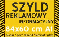 Tablica Reklamowa Szyld Nadruk Plansza A1 PCV 3mm