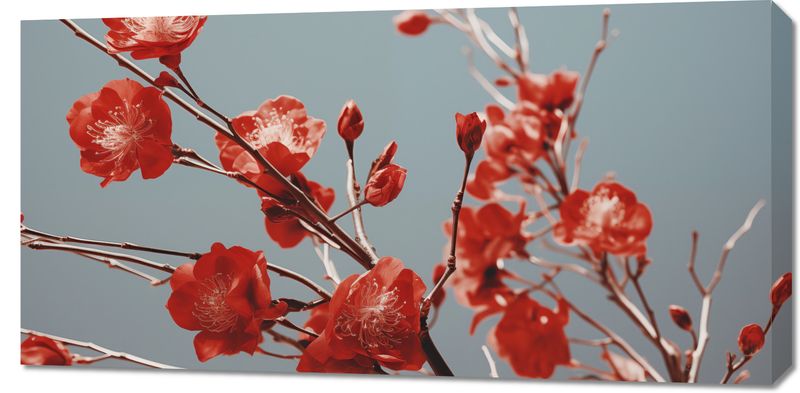 Obraz 100x50cm Szkarłatna Wiosna zdjęcie 1