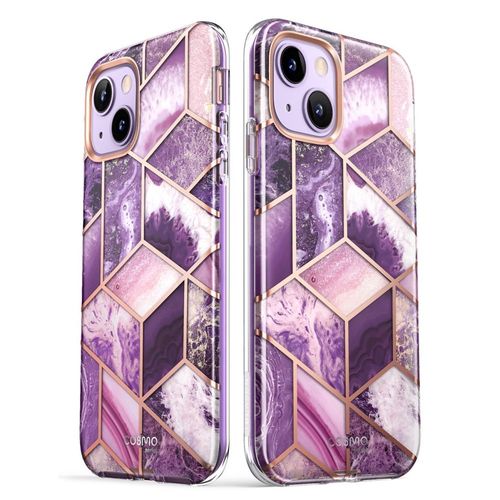 supcase cosmo iphone 14 plus / 15 plus marble purple na Arena.pl