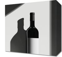 Obraz 30x30cm Butla Wina