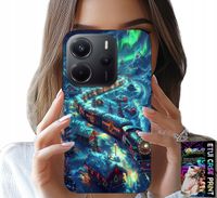 ETUI DO XIAOMI NOTE 14 4G - POCIĄG, EKSPRES ŚWIĄTECZNY WZORY + SZKŁO