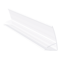 F-profil 1000mm, mleczny do poliwęglanu 8-10mm