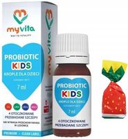 MyVita Probiotic KIDS krople 7ml dla dzieci w kroplach 2 mld CFU GRATIS