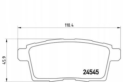 KLOCKI HAM MAZDA CX7 05.07- BREMBO na Arena.pl