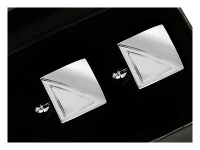 SPINKI DO MANKIETÓW + PUDEŁKO Męskie Spinka do Koszuli Metalowa s16 na Arena.pl