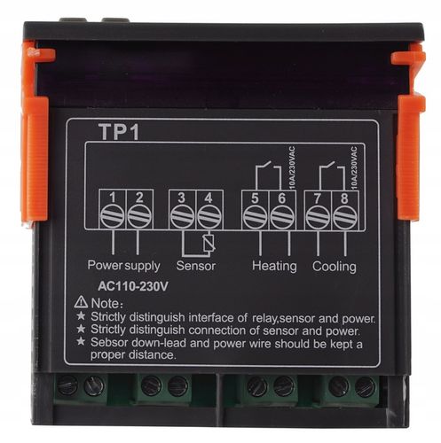TERMOSTAT REGULATOR TEMPERATURY STEROWNIK ELEKTRONICZNY Z SONDĄ TP1 na Arena.pl
