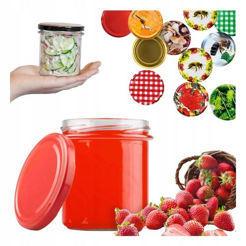 15x SŁOIK 350ml MIÓD DŻEM MIĘSO PASZTET PRZETWORY SŁOIK PROSTY Z ZAKRĘTKĄ na Arena.pl