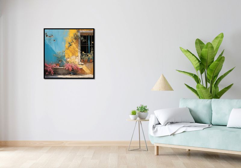 Plakat 70x70cm Słoneczna Ulica zdjęcie 4