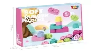 Klocki miękkie 23szt zdjęcie 1