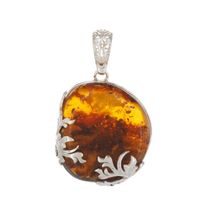 Zawieszka - Bursztyn w srebrze