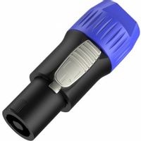 Wtyk głośnikowy wtyczka złącze Speakon 4-pin Roxtone RP031 Niebieski