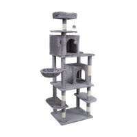 Drapak dla kota legowisko zabawka domek wieża budka wysoka 173 cm Rebel