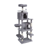 Drapak dla kota legowisko zabawka domek wieża budka wysoka 173 cm Rebel