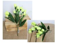 bukiet 2szt  krokus wys. 33 cm, 5 łodyg (kwiat 4x2,5 cm) -żółty mz-094b