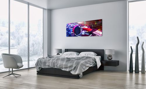Obraz Na Płótnie - Studio Nagrań  - 140X50 Cm - Ab140X50-2412 na Arena.pl