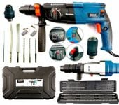 MŁOTOWIERTARKA 2800W SDS+ 2xGŁOWICA 16WIERTEŁ