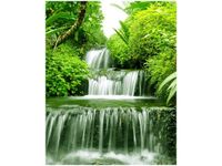 40X50CM WODOSPAD LESIE DESZCZOWYM OBRAZ