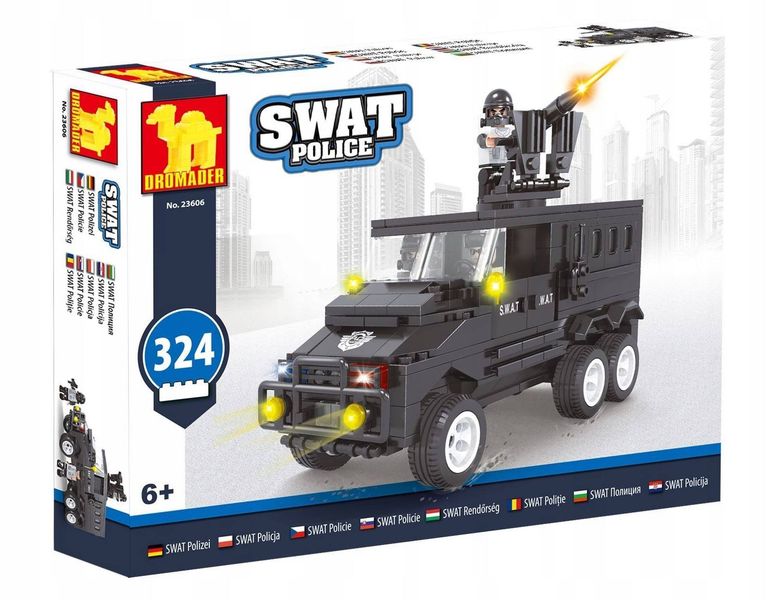 klocki swat-samochód 6061 zdjęcie 1