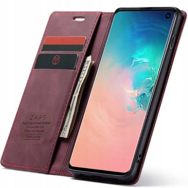 Spacecase Wallet Galaxy S10E Wiśniowy zdjęcie 1