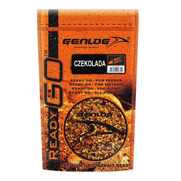 Genlog ReadyGo Czekolada - zanęta na ryby 0,8kg zdjęcie 1