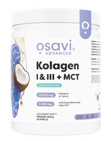 OSAVI Kolagen I & III + MCT, smak kokosowy (400 g)