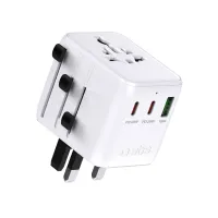 adapter podróżny sbs 2xusb-c 1xusb-a uniwersalny - biały