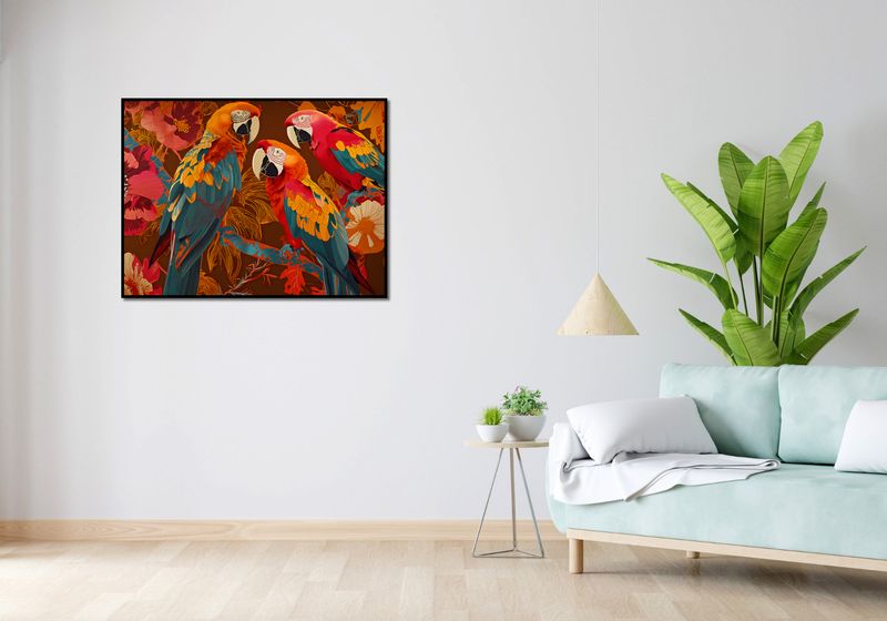Plakat 100x75cm Kolorowe Ary zdjęcie 4