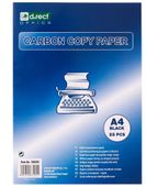 KALKA MASZYNOWA A4 CZARNA 25ARK. D.RECT OFFICE