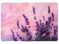 Podkładka mata na stół dwustronna korkowa laminowana 39x28,5 cm lawenda