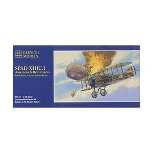 Model plastikowy - Samolot SPAD XIIIC.I American - Glencoe Models zdjęcie 1