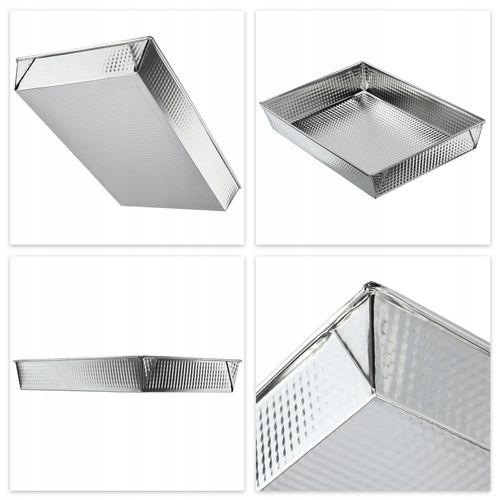 BLACHA FORMA DO PIECZENIA OCYNOWANA 40x25x6cm na Arena.pl