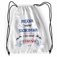 Plecak Dla Synowej Sportowy Szkolny Worek Torba Z Nadrukiem Ze Zdjęciem