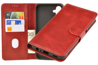 Etui portfel Wallet do Samsung Galaxy M15 5G czerwony