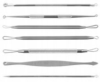 ZESTAW ŁYŻECZKI UNNY USUWANIA WĄGRÓW ZASKÓRNIKÓW