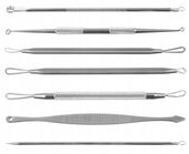 ZESTAW ŁYŻECZKI UNNY USUWANIA WĄGRÓW ZASKÓRNIKÓW