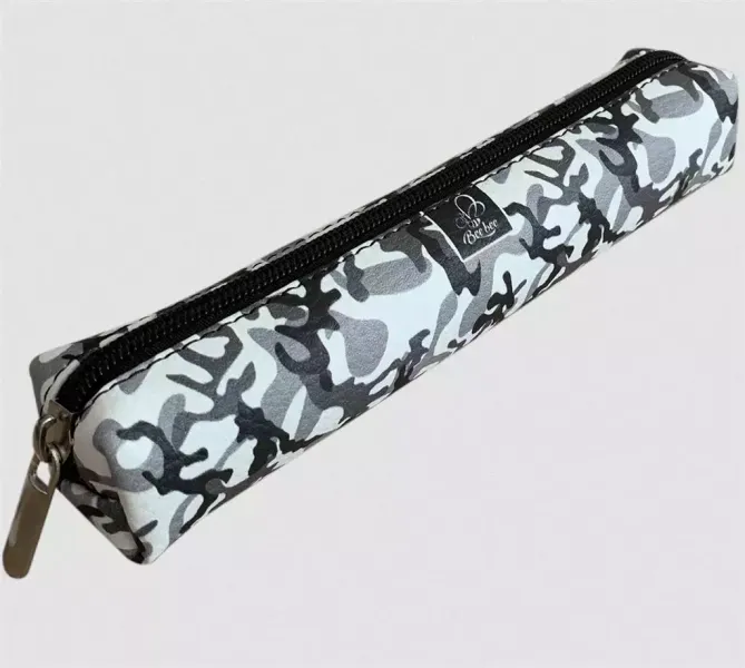 Piórnik mini prostokąt Camouflage grey zdjęcie 1