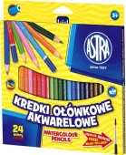 Kredki ołówkowe akwarelowe (24 kolory)