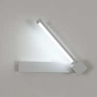 LAMPA SCIENNA LED KINKIET BIAŁY REGULACJA KATA NOWOCZESNA 6000K DO SALONU