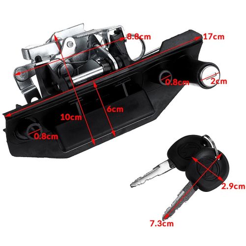 Klamka klapy tył Volkswagen Transporter T4 Caravelle 1990-2003 Uchwyt Rączka zewnętrzna 701829239E 703829239D 703829239E na Arena.pl