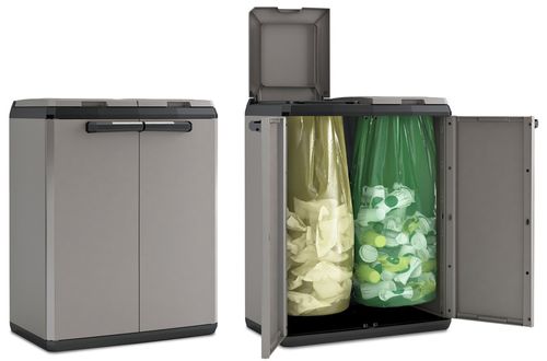 SZAFKA DO SEGREGACJI ODPADÓW SPLIT BASIC 110L 241065 KETER na Arena.pl